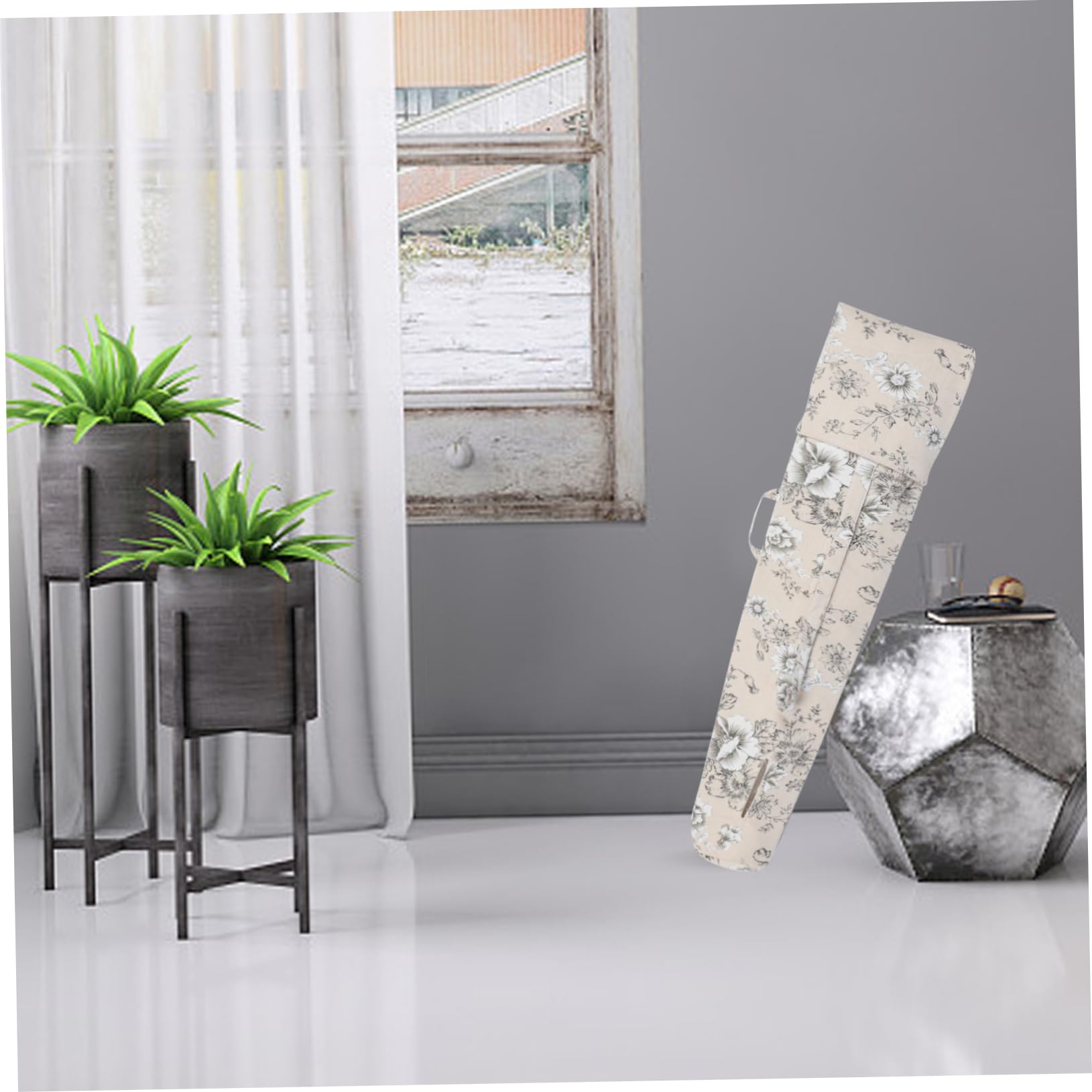 SUPVOX Portable Storage Bag Thick Shoulder Pouch for Convenient Instrument Bag Floral Design Durable and Wear Resistant