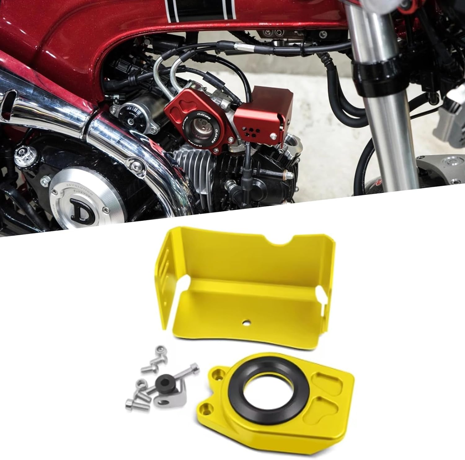 For DAX 125 ST125 ST-125 2022 2023 2024 オートバイCNCスロットルボディカバーキャップ保護ガ