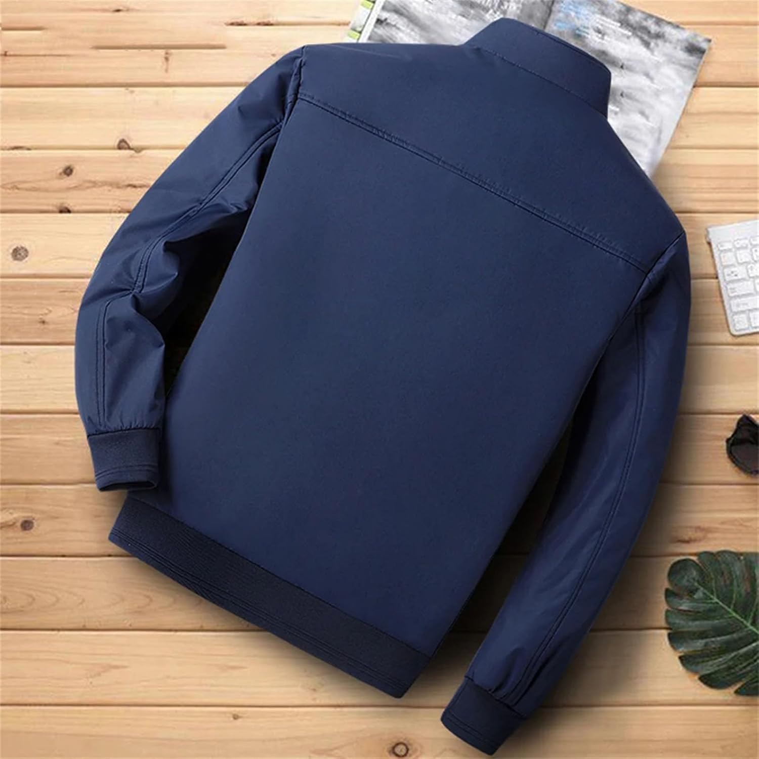 Men's Thick Warm Winter Jacket Thermal Fleece Casual Jackets Outwear Windproof Parka Coat Business Office Tops