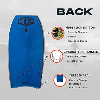 Amazon | MOREY® Boogie® M38、オリジナルボディボード。ビーチ用38