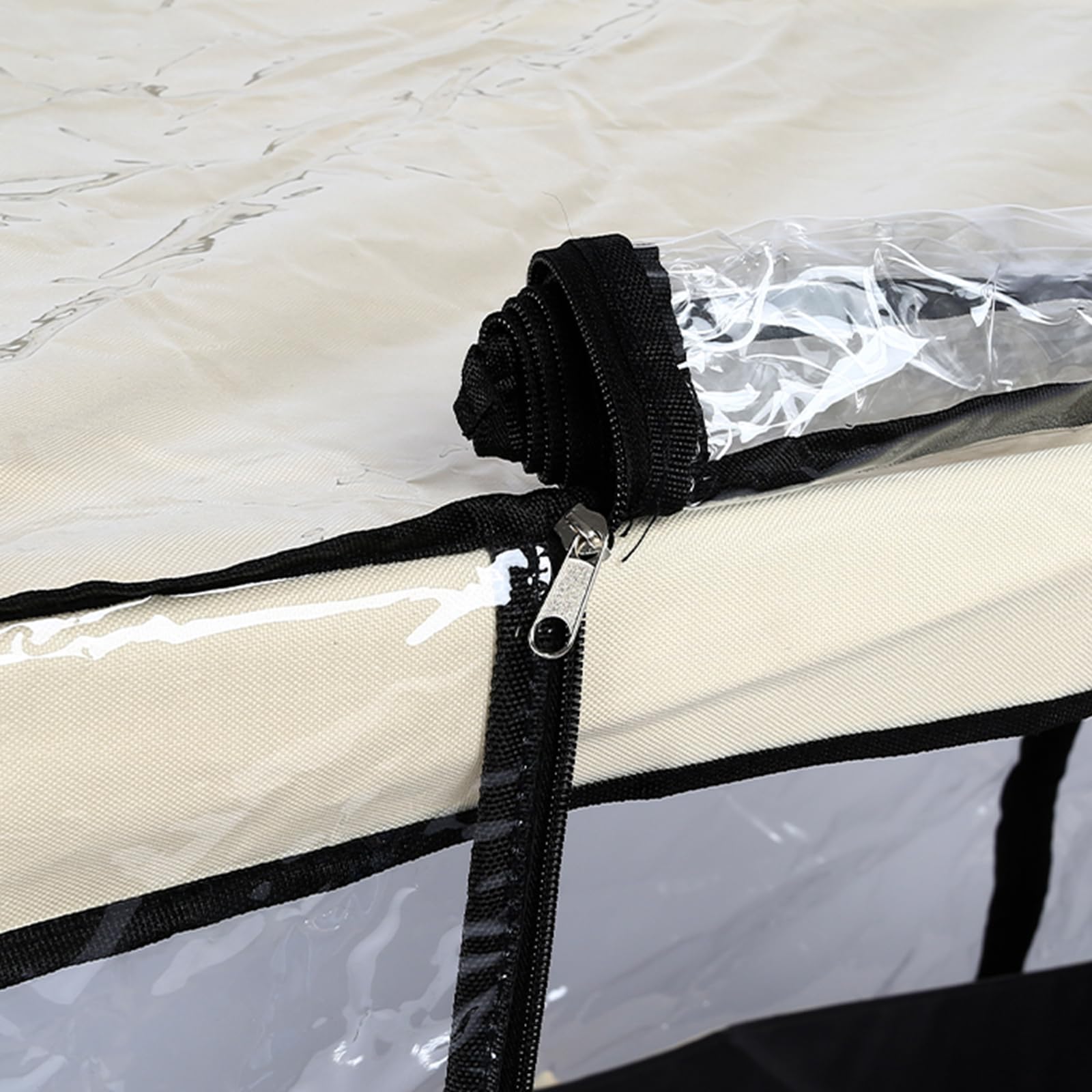 Bollerwagen Regenschutz Regenverdeck Multifunktional Transparent Passend Für Handwagen Regenverdeck Für Handwagen Faltbare Strand Regenschutzhülle Verdeck