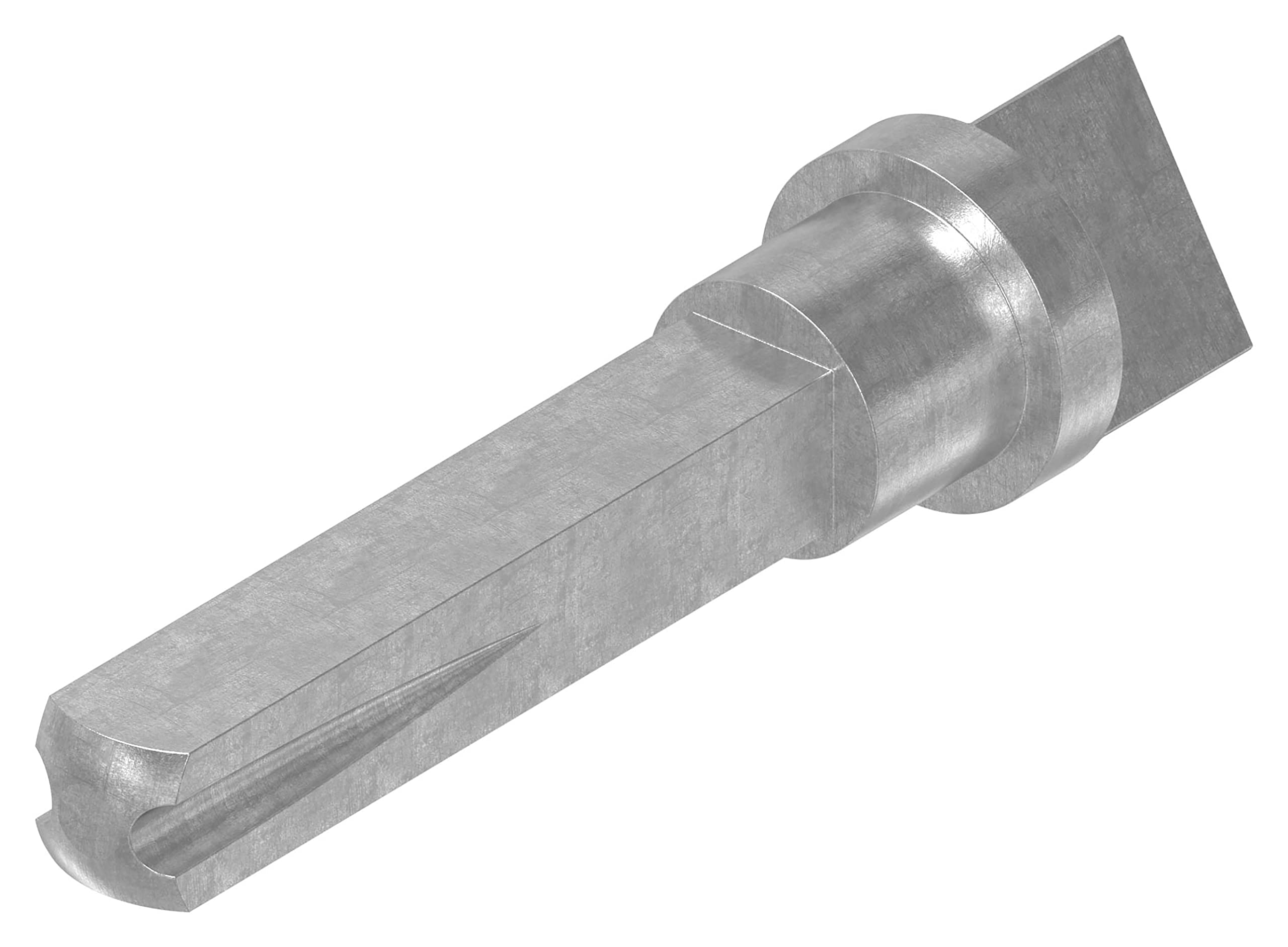 STEINBACHER© | Spezialstift mit Dreikant 15mm, mit 8 x 8mm Vierkant, Edelstahl V2A