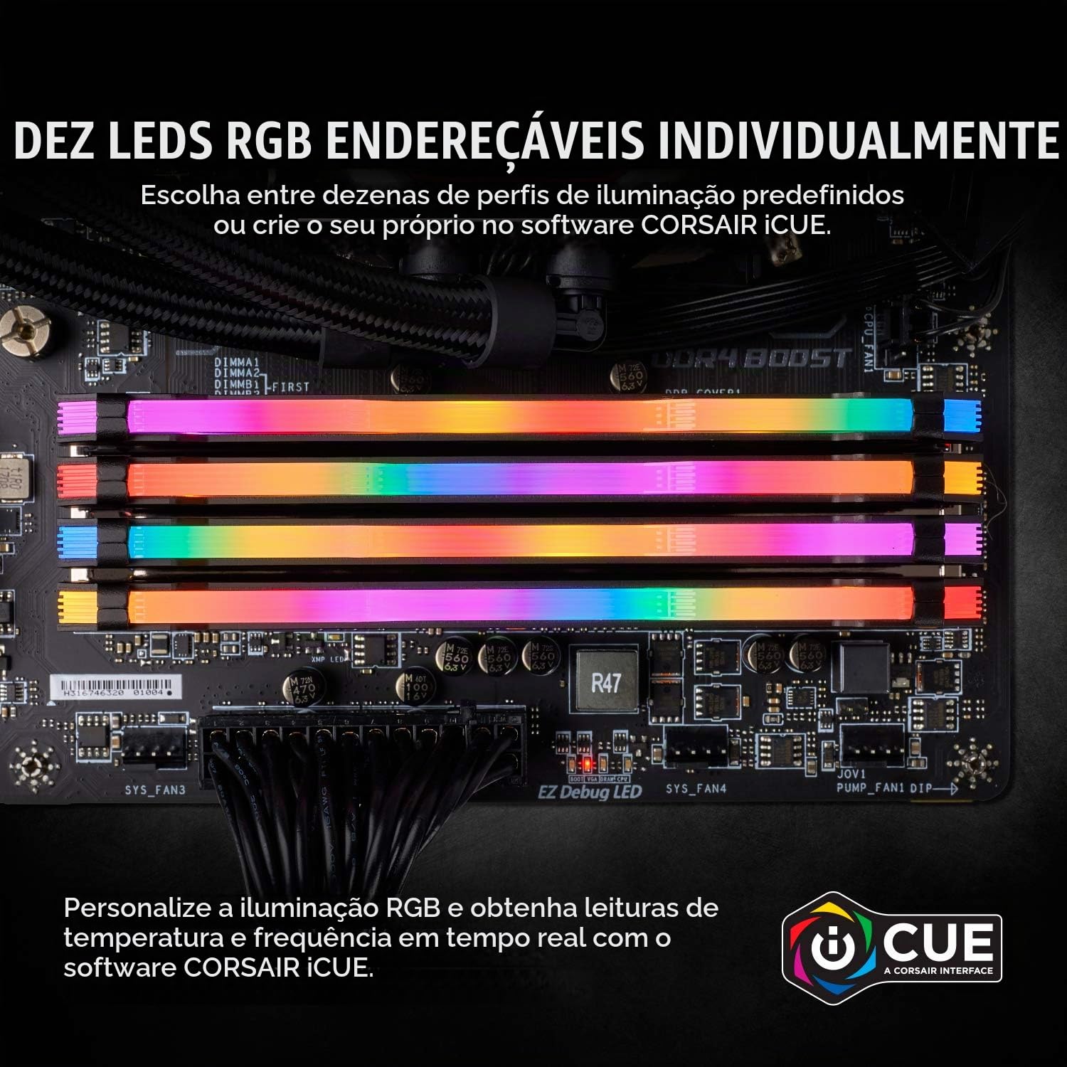 Corsair VENGEANCE RGB PRO DDR4 32GB (2 x 16GB) 3600MHz CL18 Intel
