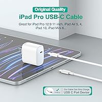Vista 5 de Cable USB C a USB C de 1M/3.3 pies para iPhone 17/16/15 Pro Max Plus, cargador MacBook Air/Pro, iPad Pro 13/12.9/11 pulgadas, Air 5/4, Mini 6, Pixel