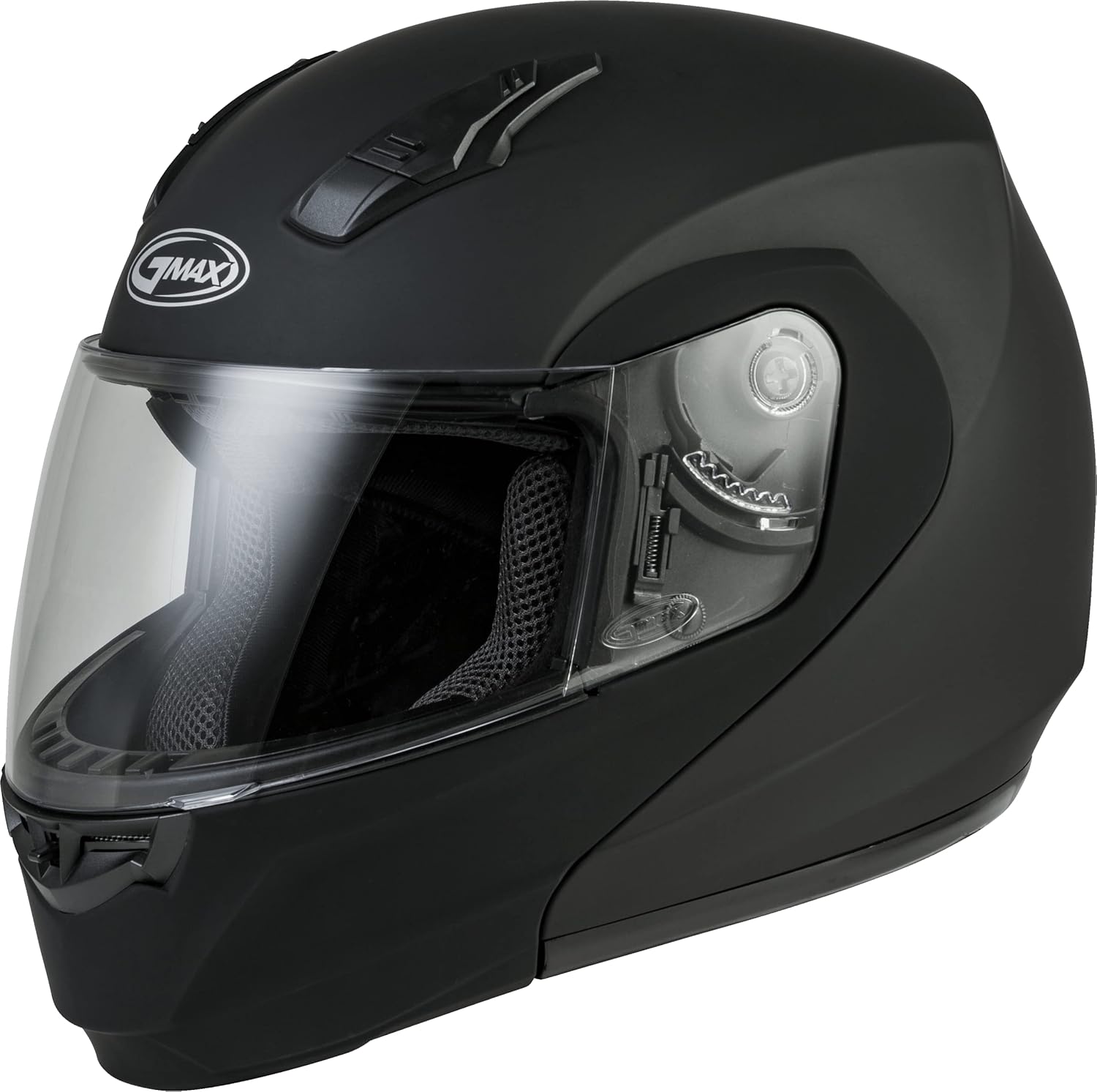 GMAX MD-04 Modular Helmet (Matte Black, X-Large) - FMVSS 218 Approved