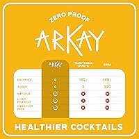 Vista 3 de ARKAY Whisky Zero Proof On Fire Alternativa premium sin alcohol 33.3 fl oz (1L) Cero calorías y azúcar