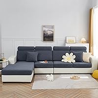 Vista 11 de Funda universal para sofá modular, fundas elásticas individuales para sofás, cojines de sofá de repuesto en forma de L, funda de asiento para sofás