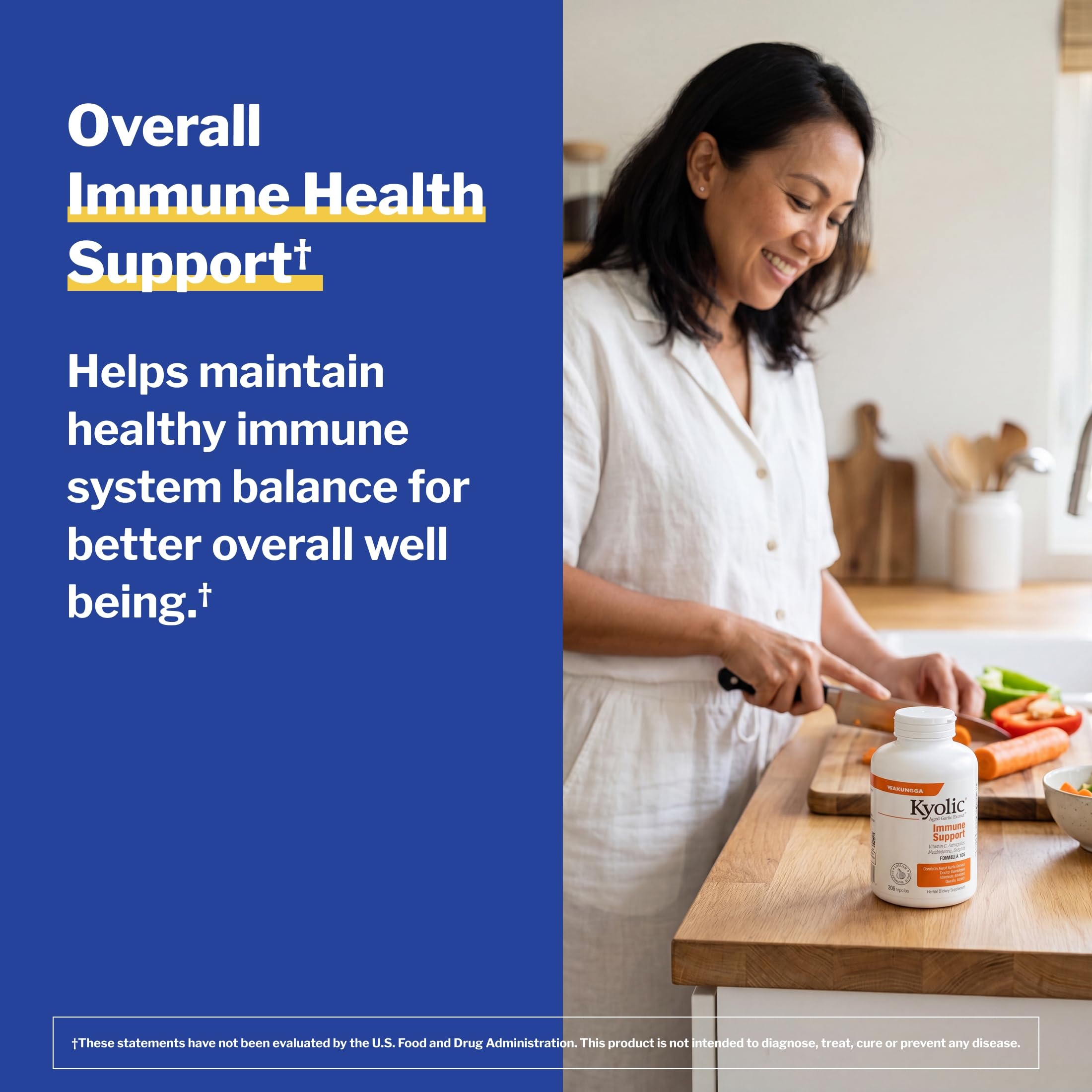 Kyolic Aged Garlic Extract Immune Support* Formula 103, 300 Capsules — Amazon image 4