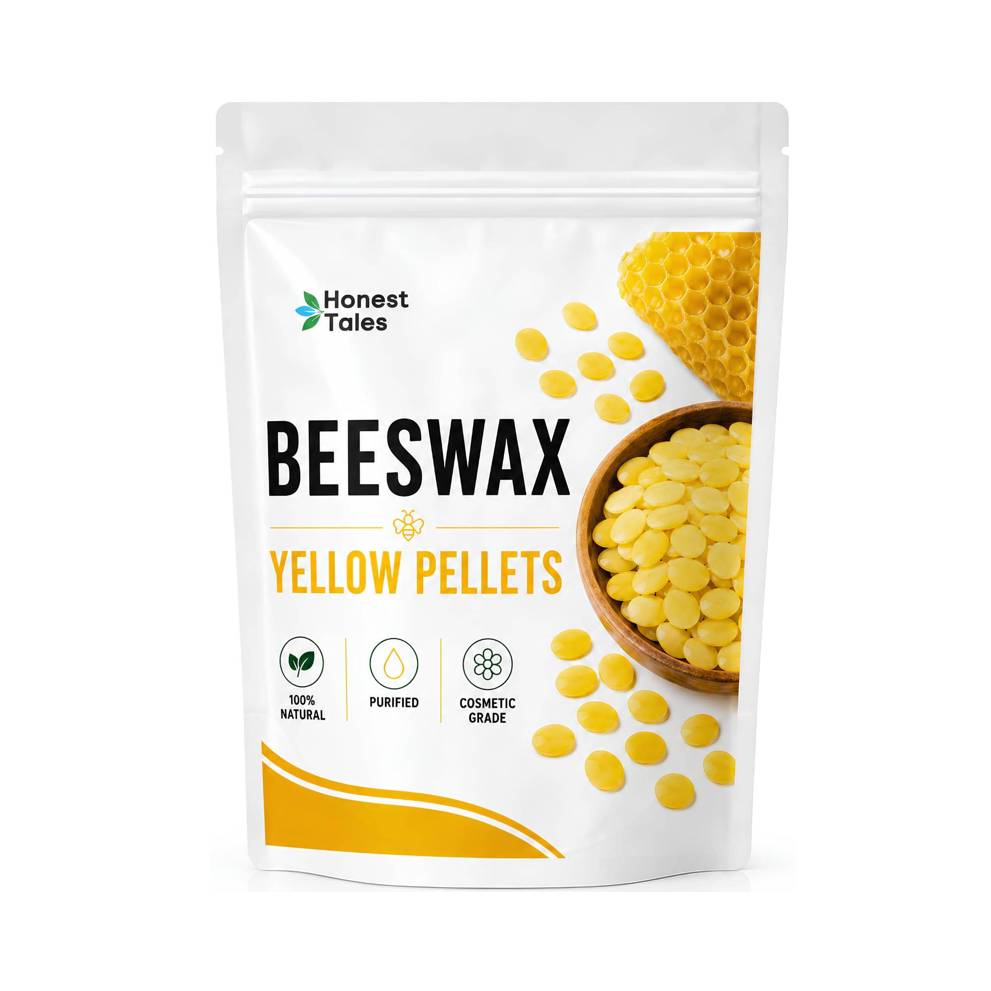 Beeswax Yellow Pellets for Candle Making, Lip Balm, Skin Care & Food Wraps | Pure Natural Cosmetic Grade Food Safe Beeswax (100, Grams)-image-31