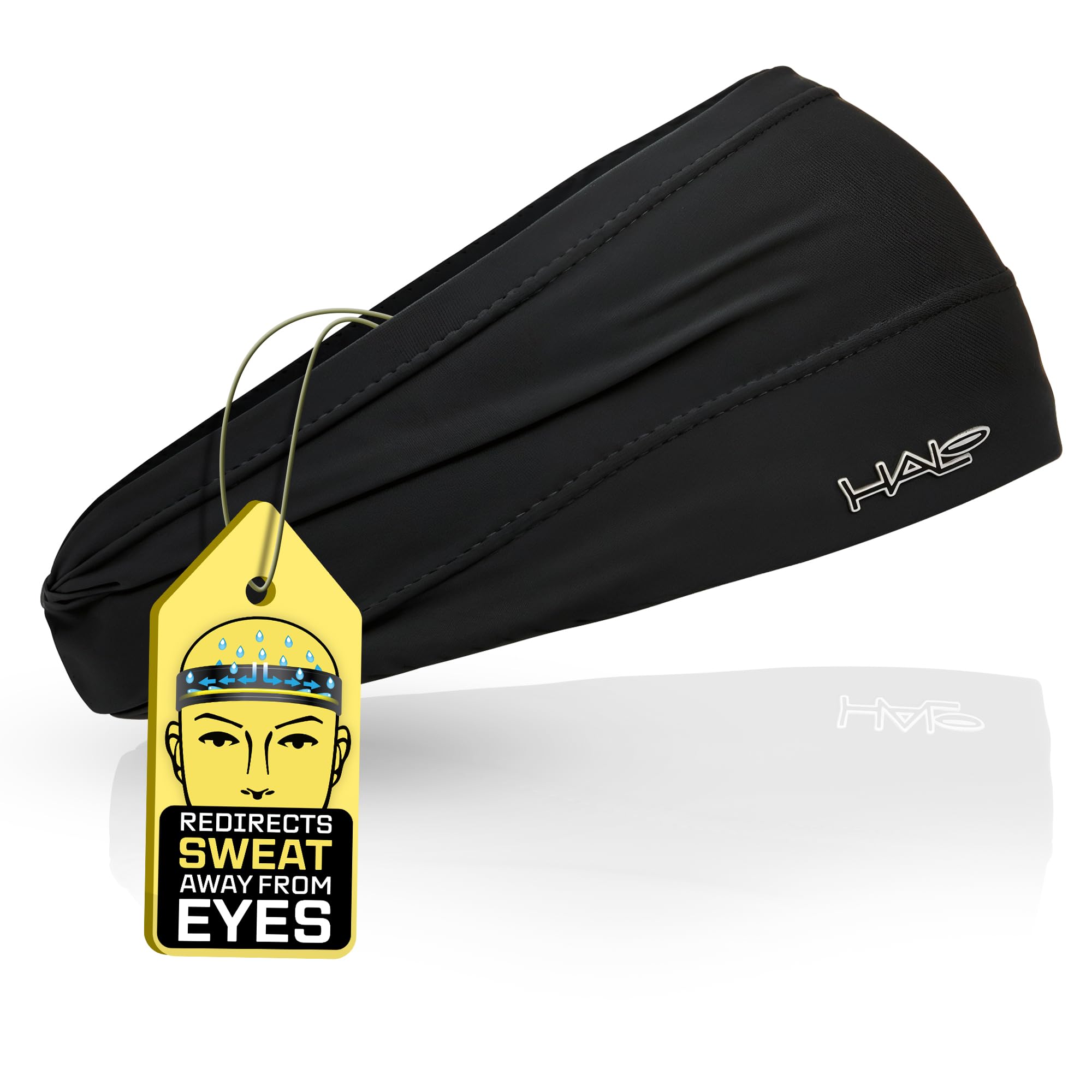 Halo Headband Bandit - 4" Wide Pullover Sweatband for Both Women and Men