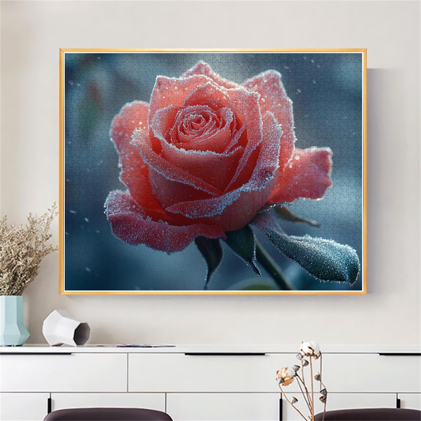 Blume Puzzle für Erwachsene Kinder Anspruchsvoll 5000 Teile Impossible Klassische Puzzles Schwer Anlage ab 8 9 10 Jahre Mädchen Jungen Jigsaw Kunst Educa,für Dekoration und Geschenke 105x156cm t-359