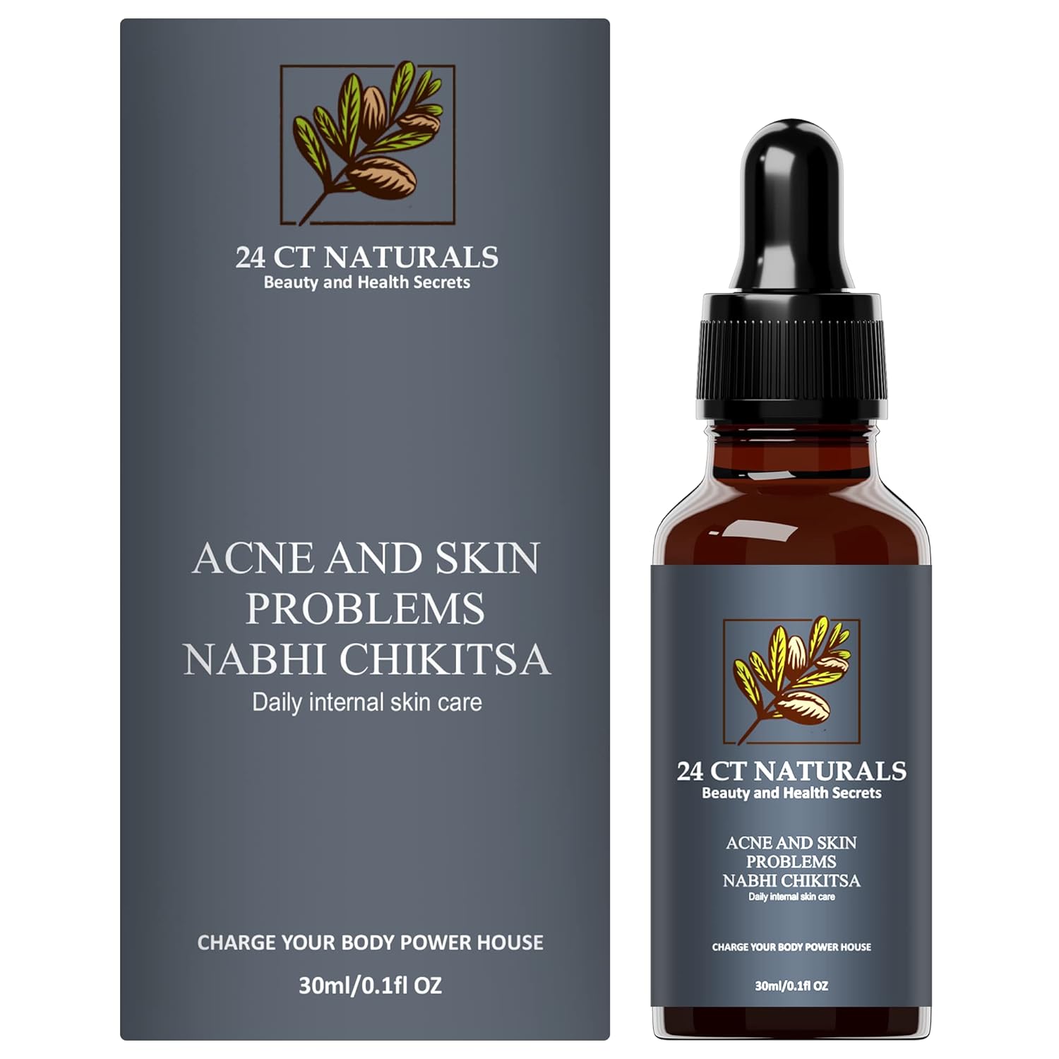 Buy Nabhi chikitsa Belly Button Oil For Acne and Skin Problems 24Ct