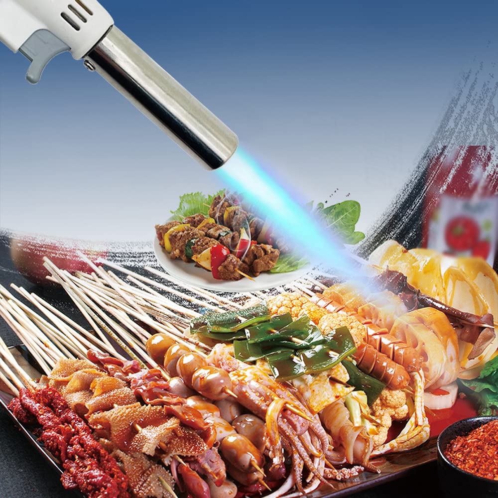 Docooler Quemador de gas butano giratorio 360° para exteriores encendido automático antorcha lanzallamas barbacoa