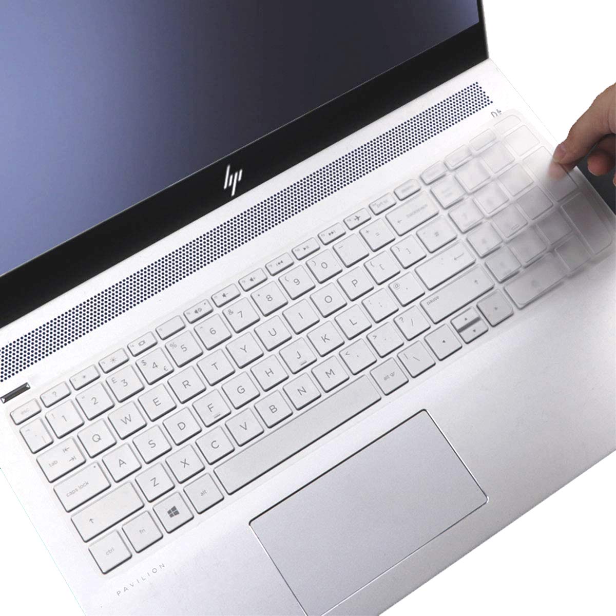 Saco Silicone Skin Keyboard Cover Compatible for HP-15s 15.6 Inches 15s-fq3066TU 15S- Fq2629Tu 15s-fq5202TU- Launch Year 2022 - Transparent (B0B84XV6J3) Amazon Price History, Amazon Price Tracker