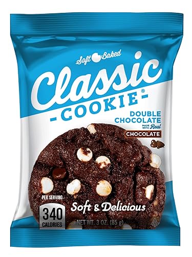 Miniatura 24 de Classic Cookie Galletas de chispas de chocolate horneadas suaves hechas con mini besos Hershey's®, 2 cajas, 16 galletas envueltas individualmente