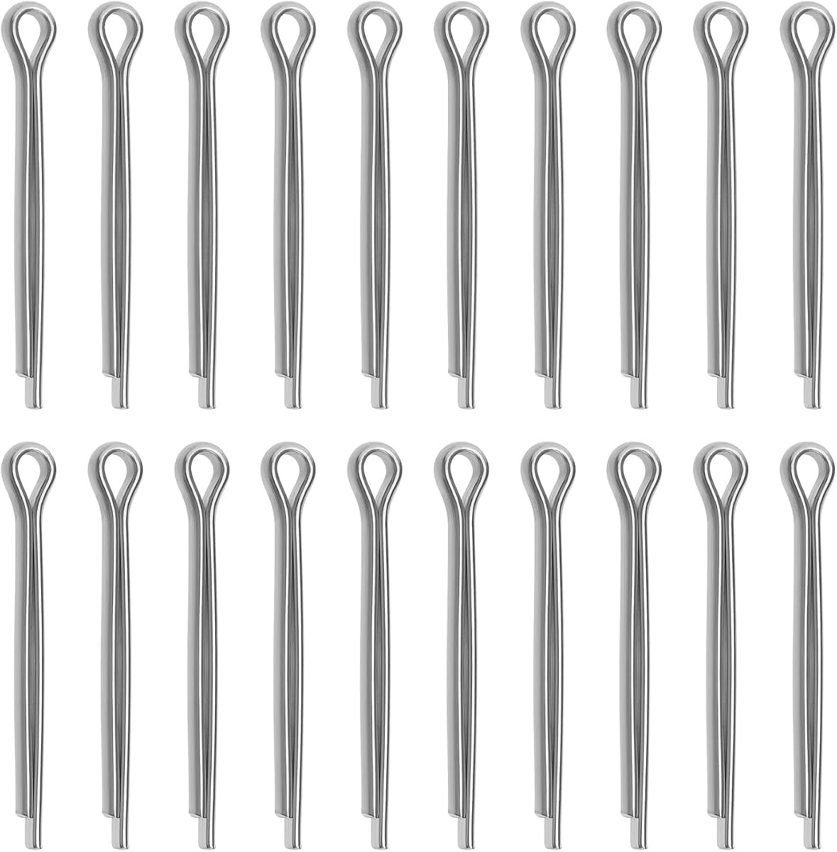 20pcs Bike Disc Brake Pad Pins Bike Brake Pad Cotter Pin Steel Split Pin Fastener Bicycle Lock Pin Compatible with Shimano Compatible with Tektro