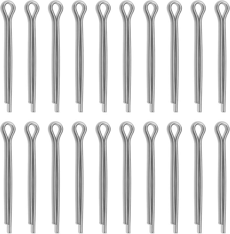 20pcs Bike Disc Brake Pad Pins Bike Brake Pad Cotter Pin Steel Split Pin Fastener Bicycle Lock Pin Compatible with Shimano Compatible with Tektro