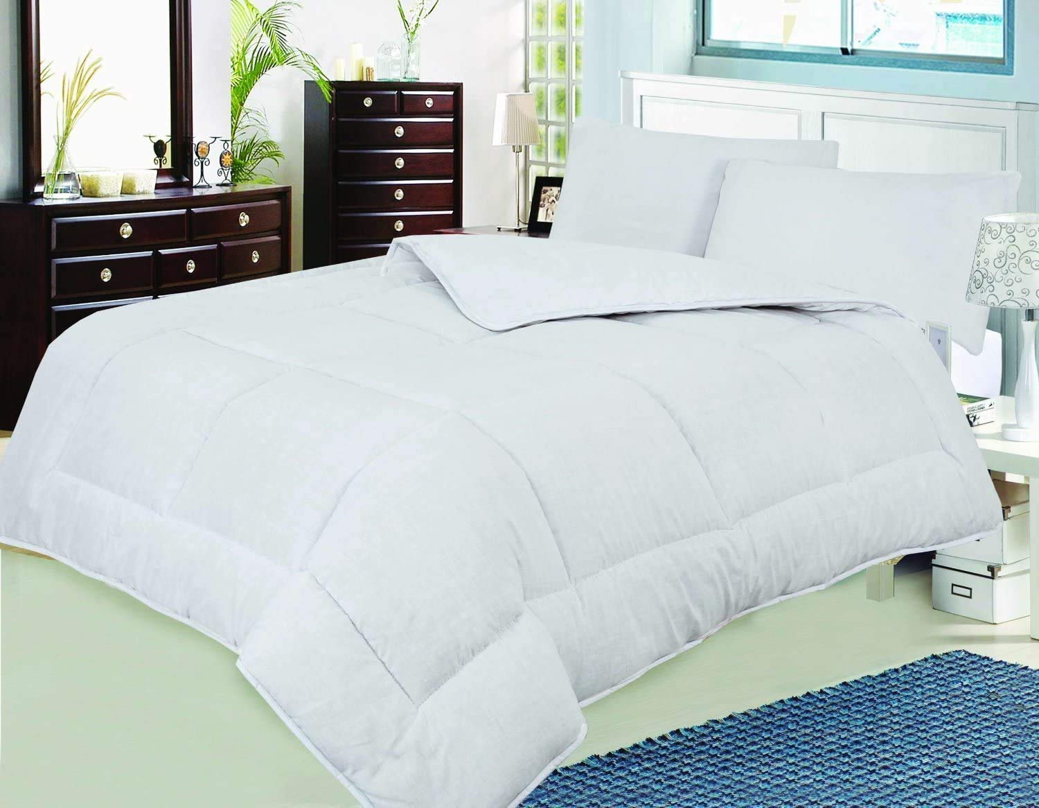 Sleepynights 5* Hotel Quality Egyptian Cotton Percale Premium Collection Duvet Single 18.0 Tog