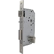 tesa 2030503535AI 2030 Embutir Lock for Wooden Doors 2036 Series, Grey Stainless, Entrada 60mm / Frente Cuadrado