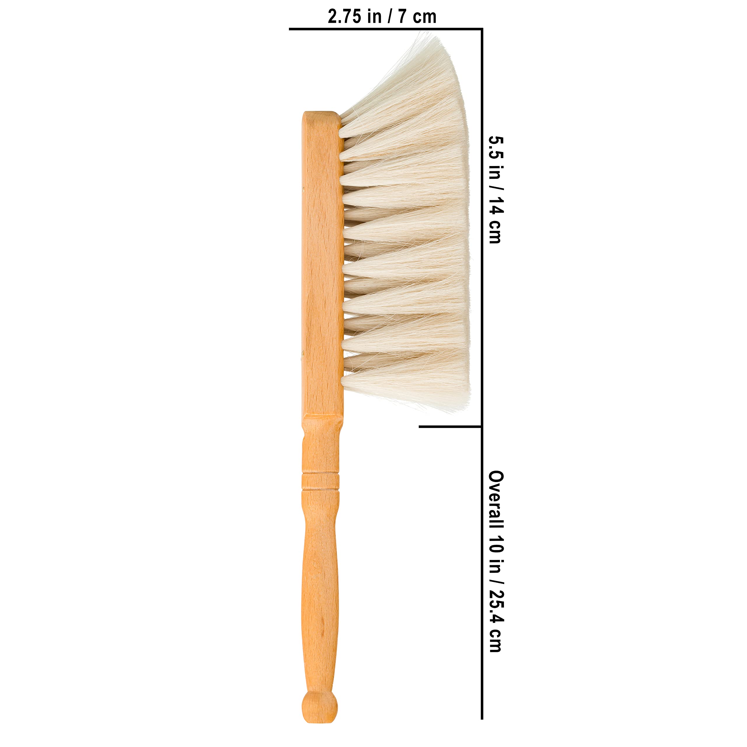 Escobilla de mesa de pelo de cabra