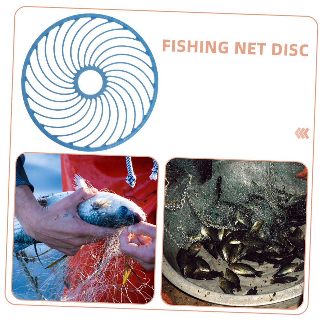 Toddmomy 2pezzi Disco da Lancio per Retino da Pesca in Acqua Salata Facile da Lanciare Accessori per Retino da Pesca Mano Anelli da Lancio