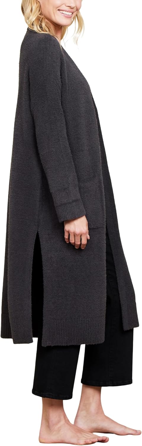 Barefoot Dreams Womens CozyChic Luxe High Slit Cardigan - Image 4