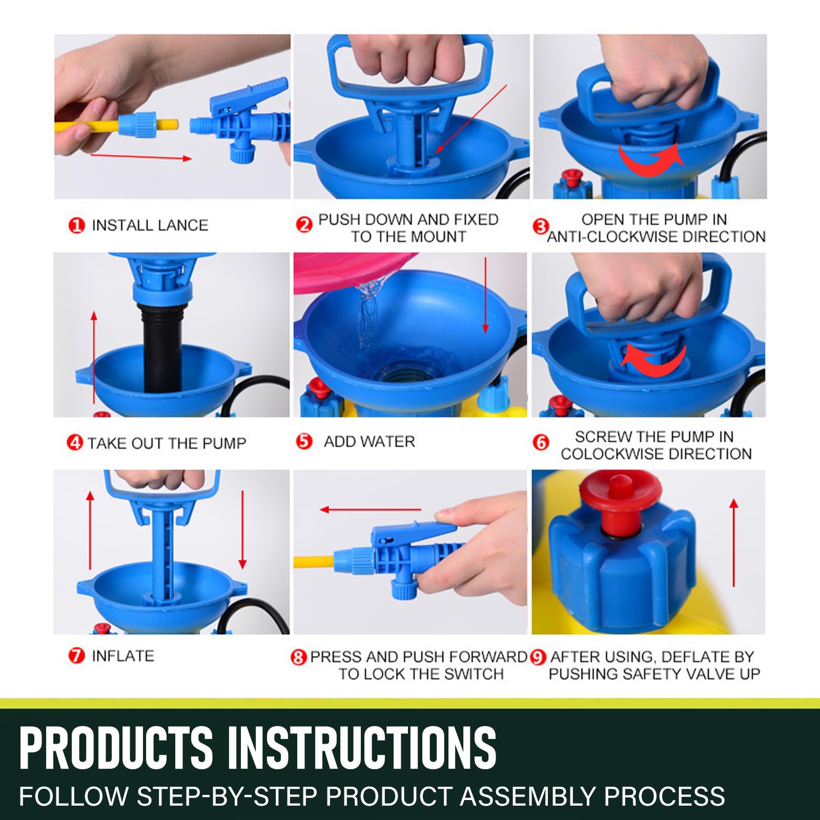 Neptune Simplify Farming 5L Hand Operated Multi-Purpose Compression Sprayer | Adjustable Shoulder Strap, Pressure Relief Valve | Ideal for Gardening, Lawn, Household Cleaning, Sanitizing, Agriculture - Image 9 thumbnail