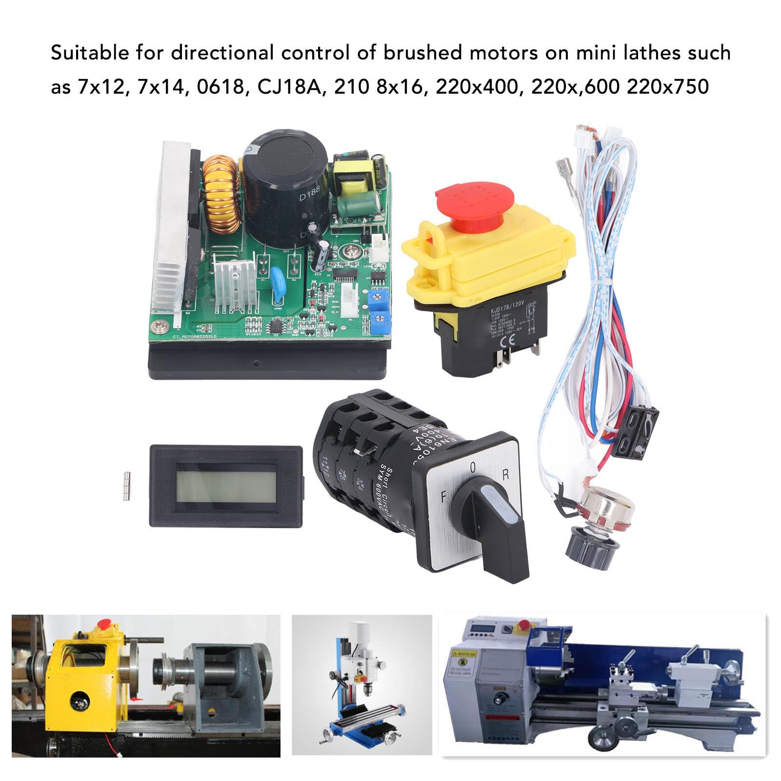 Motor Control System Speed Controller Potentiometer Board LCD