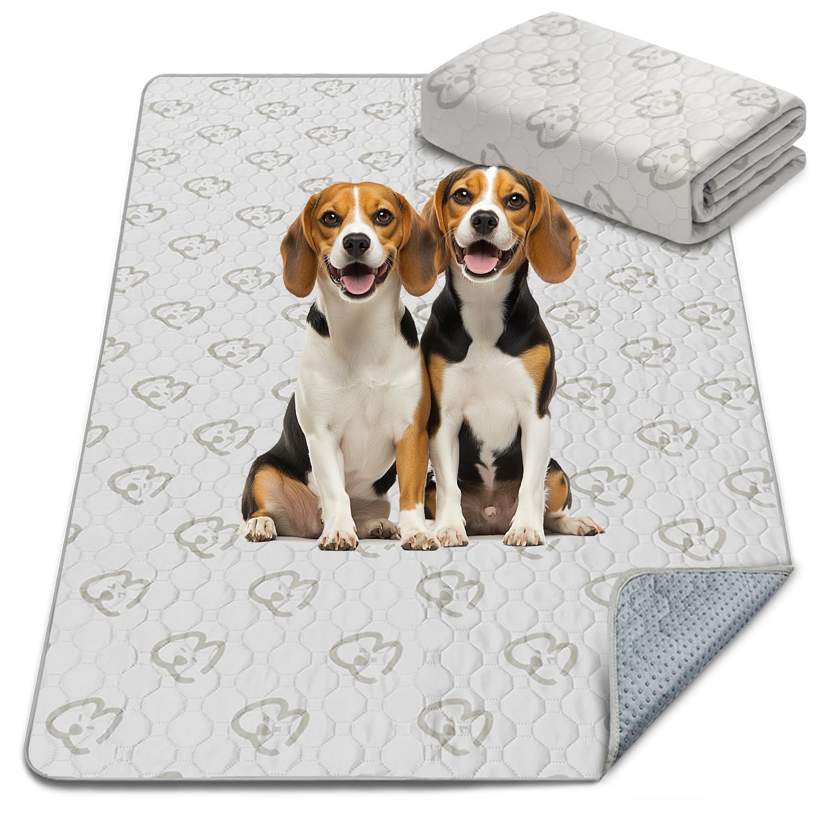 FXW Washable Pee Pads for Dogs, Puppy Pads with Super Absorbent, Specifically Designed for FXW Rollick/Homeplus 32/40/45inch 6 Panels Dog Playpen, 43"