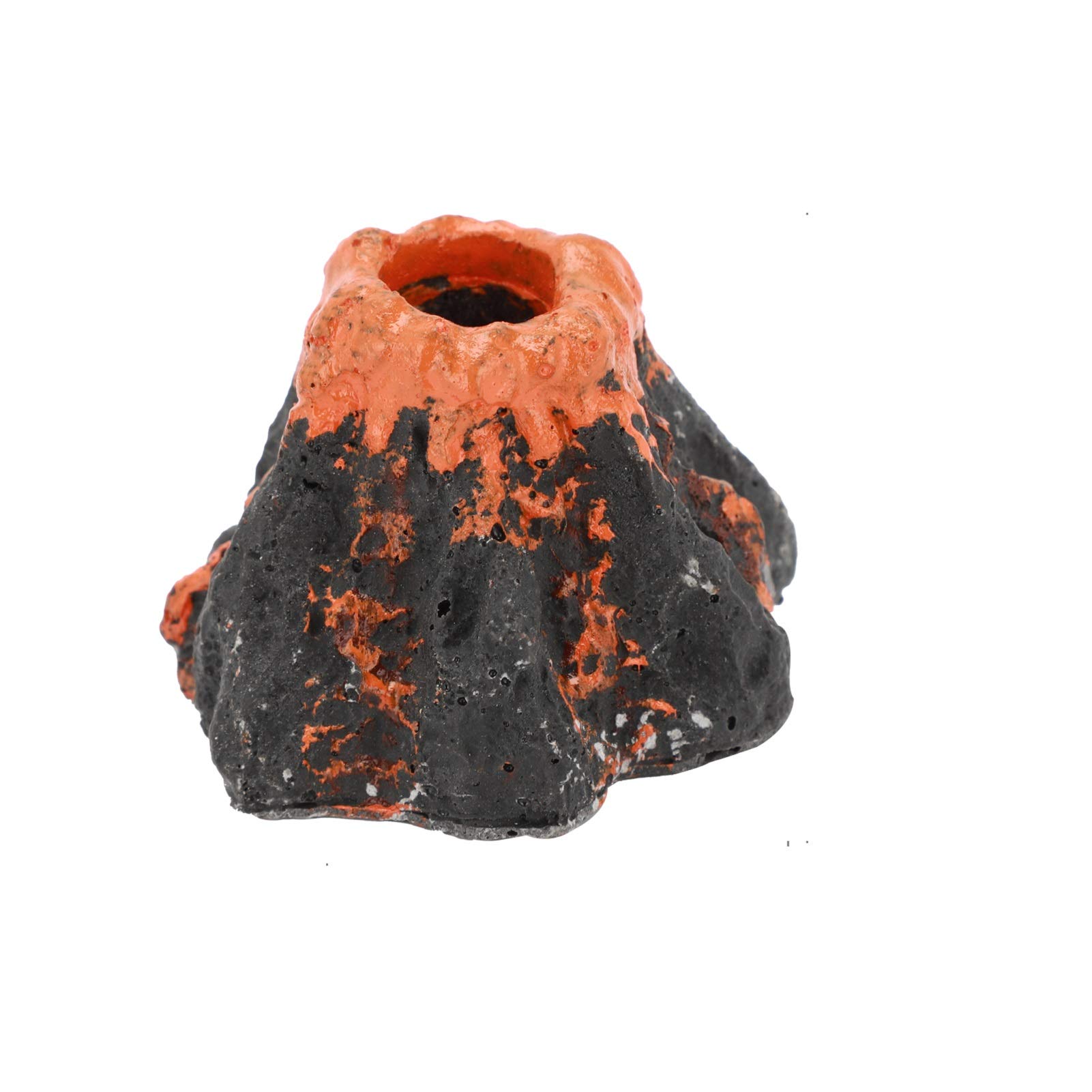 Decorazioni for acquario Ornamento for acquario Decorazione a forma di vulcano Pietra a bolle Acquario Pompa for ossigeno Acquario Giocattolo Acquario Decorazione in resina vulcanica Pietra a bolle co