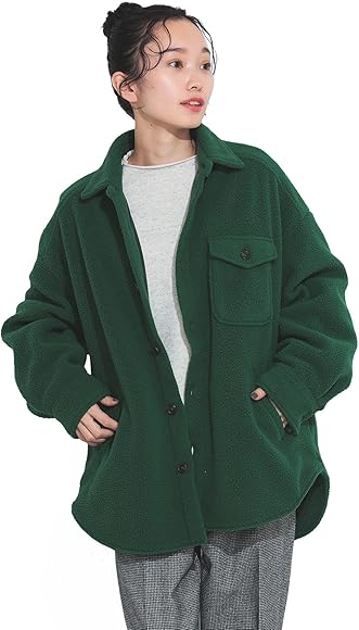 Amazon | [ビームスボーイ] ブルゾン フリース シャツ ブルゾン 