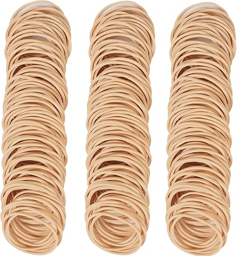 Miniatura 2 de Bandas de goma tamaño 16 Banda de goma elástica #16 marrón claro 600 piezas bandas de goma suministros de oficina carpetas de archivos caja de arena