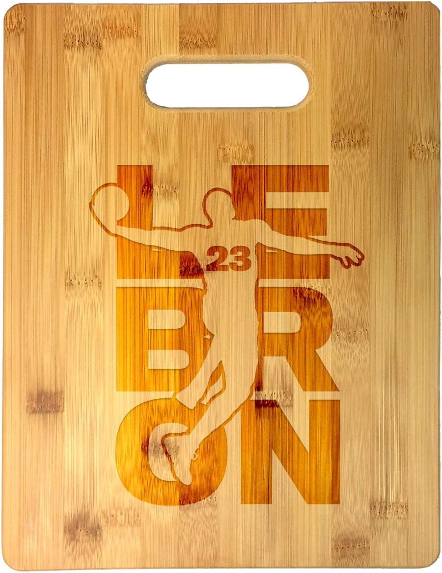 Basketball Sports Athletic Player Laser Engraved Bamboo Cutting Board - Wedding, Housewarming, Anniversary, Birthday, Christmas, Gift (Westbrook #0)