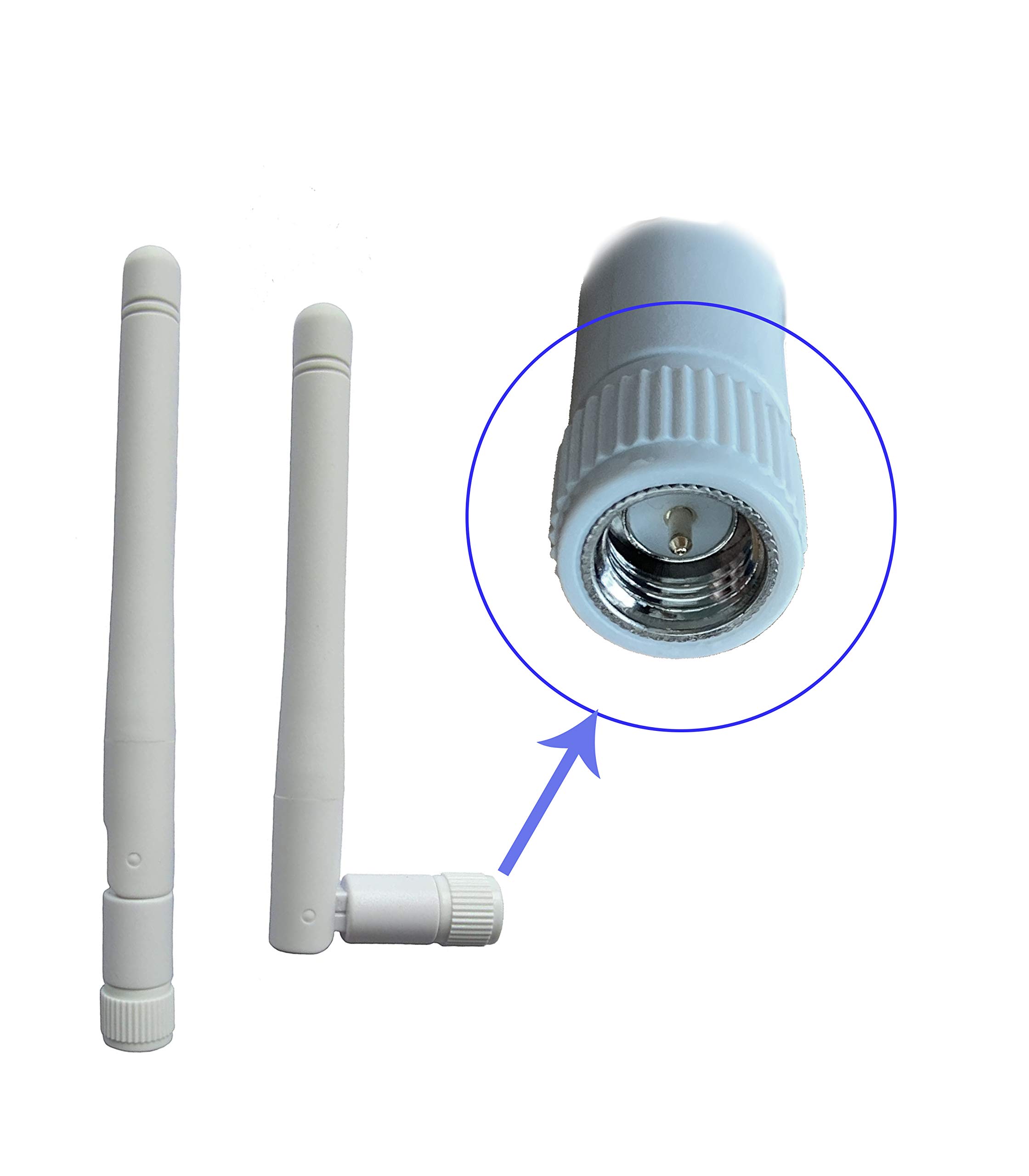 2x 2,4 GHz 5 GHz MIMO RP-SMA Externe WLAN-Antenne für WLAN-Karte USB-Adapter eBa