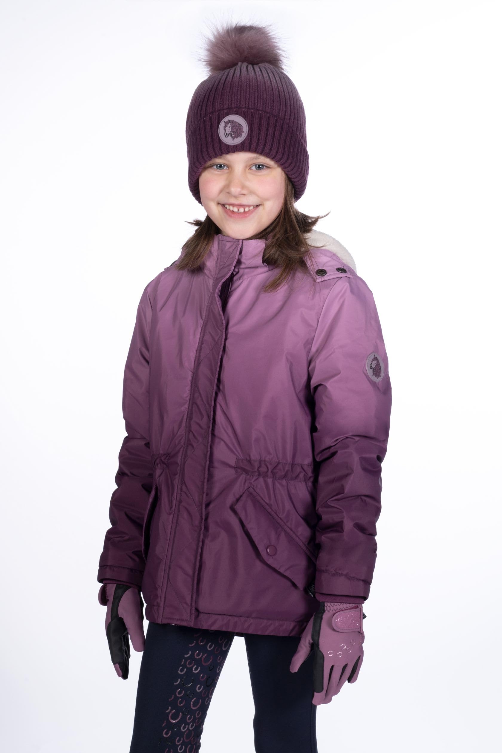 Legging HKM Alva enfant pour équitation confortable en poney-club - 2