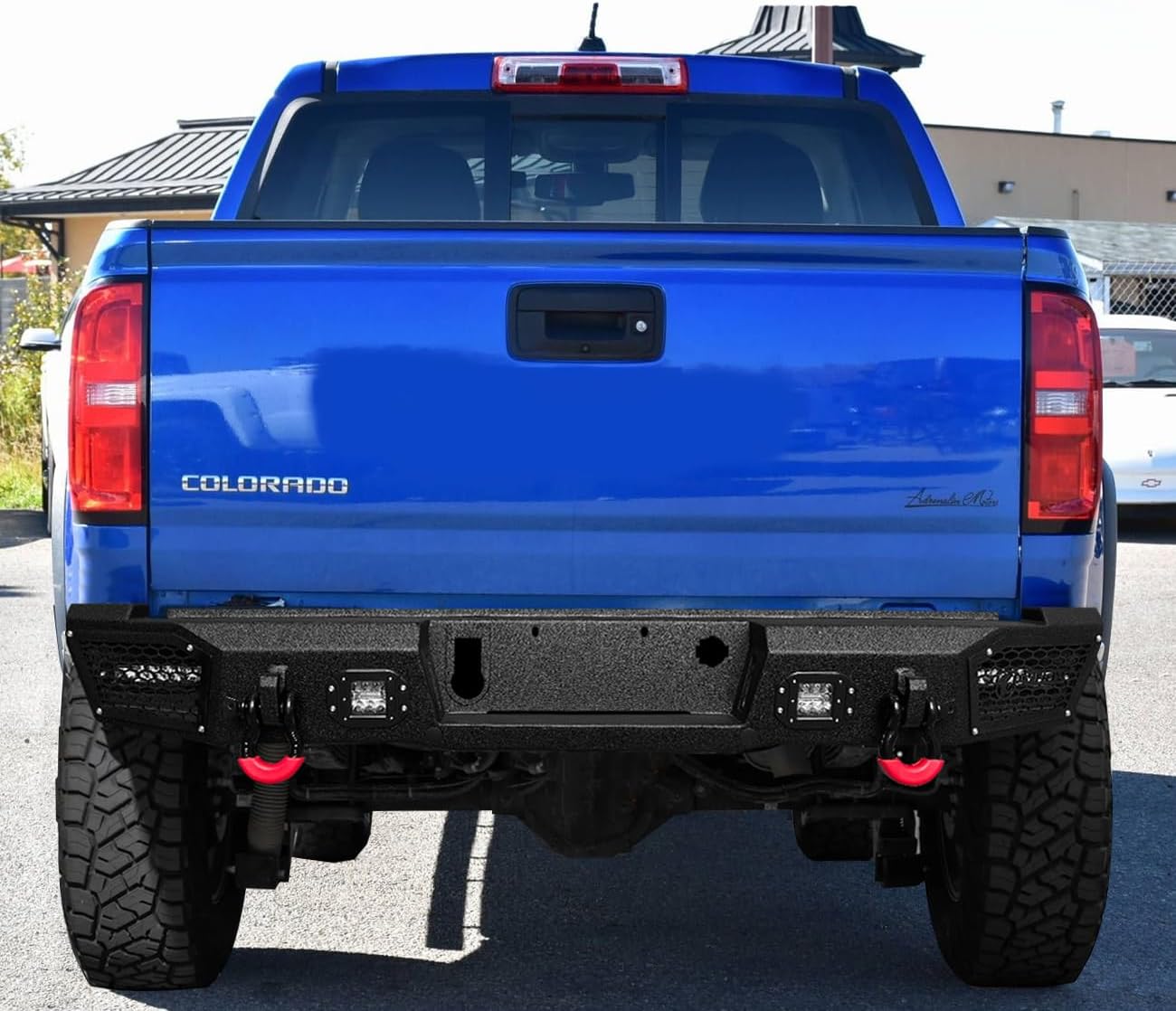 Vijay Front and Rear Bumper Fits 2017-2020 Chevy Colorado ZR2 with Winch Plate and Lights