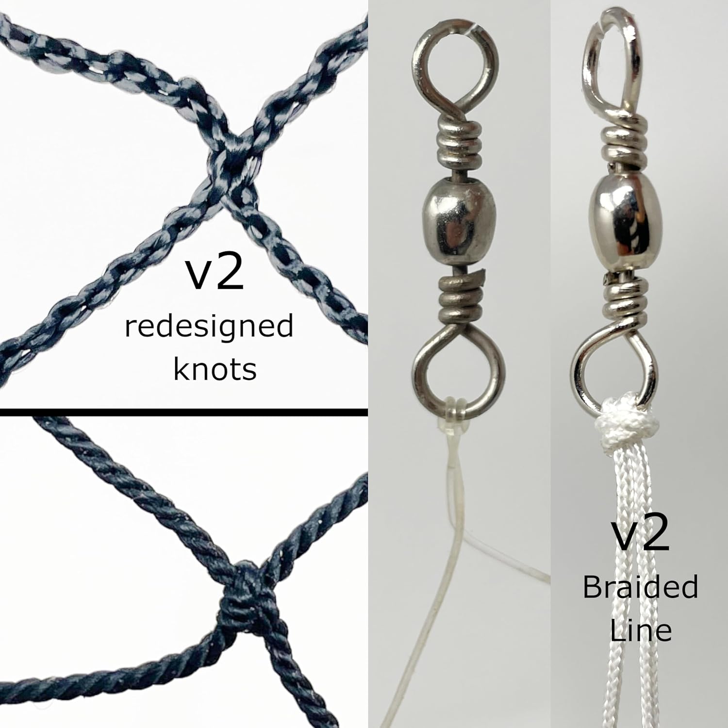 AirFly Foldable Crabjaw Trap with Bait Clip - Redesigned Rectangle Castable Crab Hawk Pot/Ring for Dungeness and Blue Crabs in FL, OR, WA, TX, and CA, Designed in San Francisco, USA