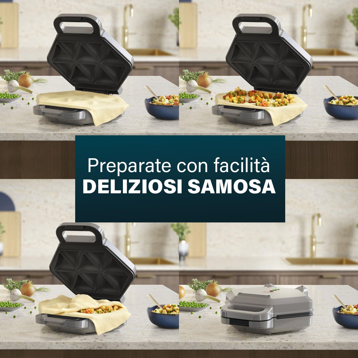Princess Samosa Maker Snack 700W 24.5x19cm 10 Snack