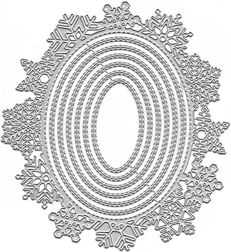 Vista 26 de Alinacutle Plantillas de marco de anidación de corazón, 6 troqueles de metal, plantillas de tarjetas hechas a mano, troquelados de papel para Marcos