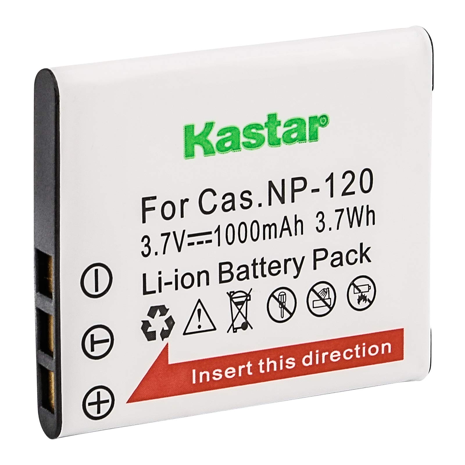 Amazon.com: Kastar Battery for Cas NP-120, NP120, CNP120 and Cas