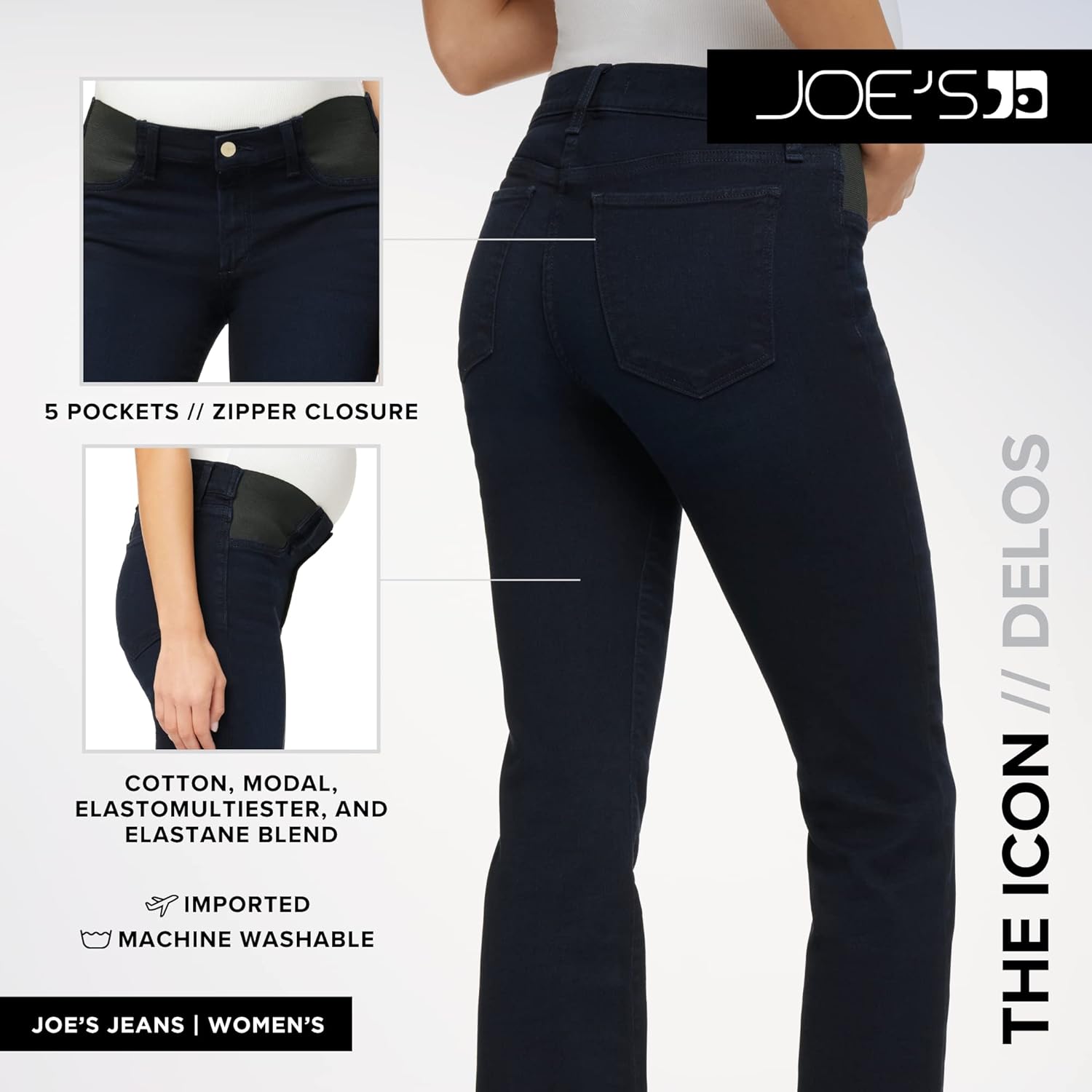 Joe's Womens The Icon Bootcut Maternity