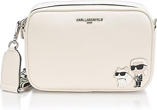 KARL LAGERFELD womens Maybelle Solid Crossbody With Choupette Detail