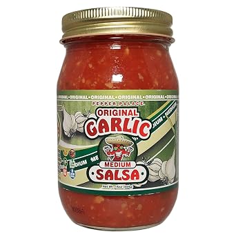 Pepper Palace Original Garlic Medium Salsa