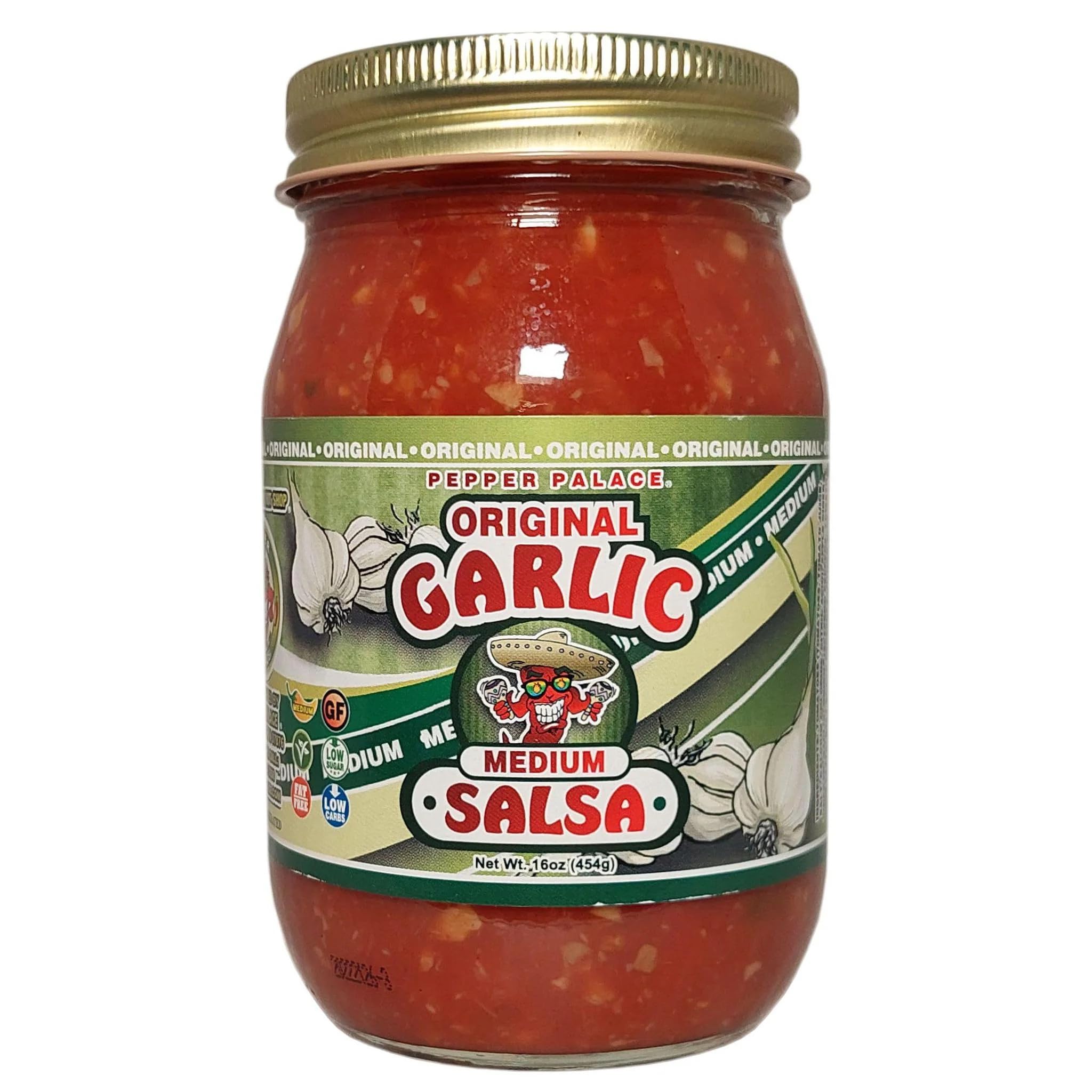 Sponsored Ad - Pepper Palace Original Garlic Medium Salsa