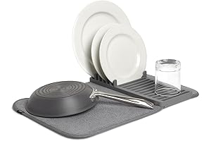Umbra Udry Dish Rack and Microfiber Drying Mat