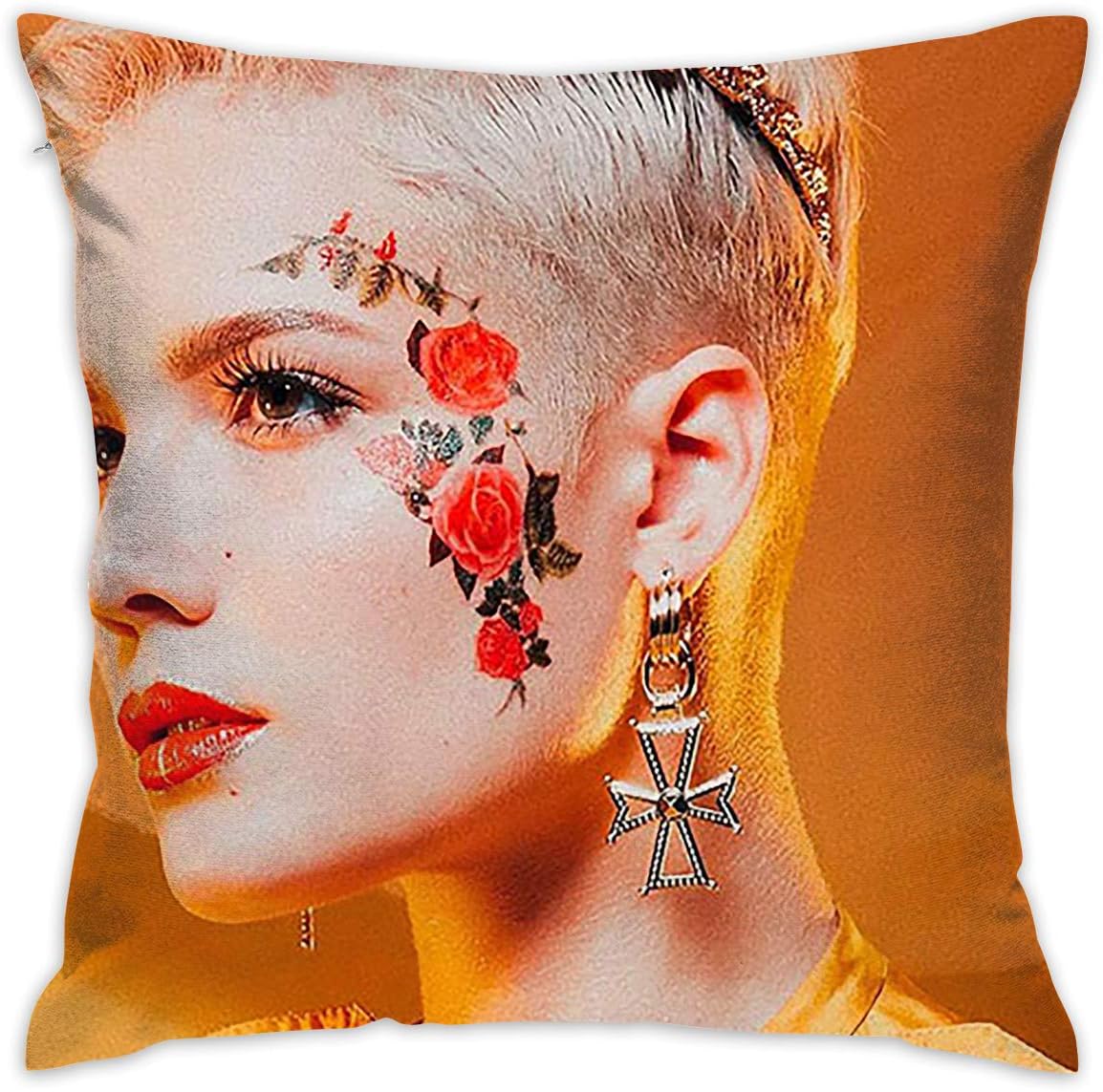 heyanwei Square Decorative Throw Pillow Cases Cushion