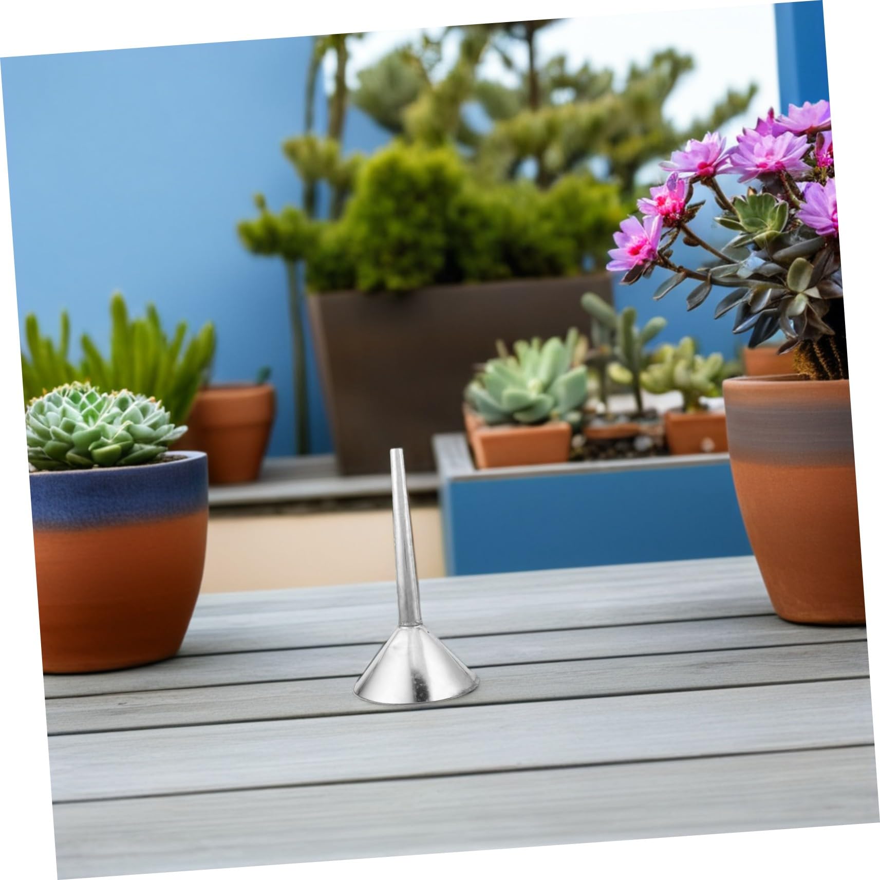 Ugello Irrigazione da Giardino in Acciaio Inox Argento Rinforzato | Aiuole e Orti, Compatibile con Vari Tipi di Tubo, Uso Esterno in Giardino