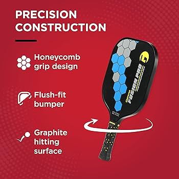 【お値下げしました】Gammaピックルボール　paddle！ブルー 即納】 GAMMA ピックルボールパドル FUSION POWER (ブルー
