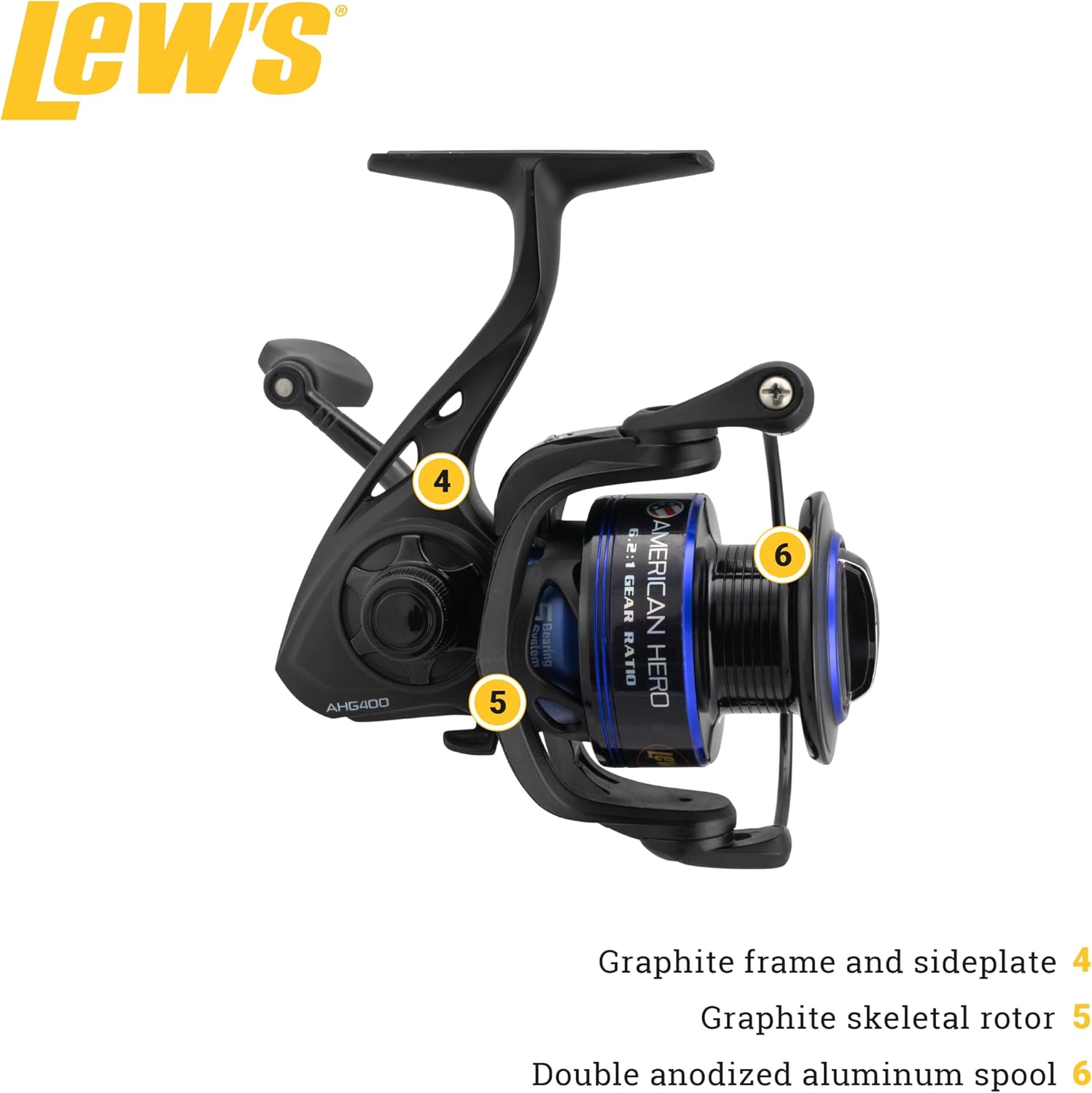 Lew's American Hero Spinning Reel