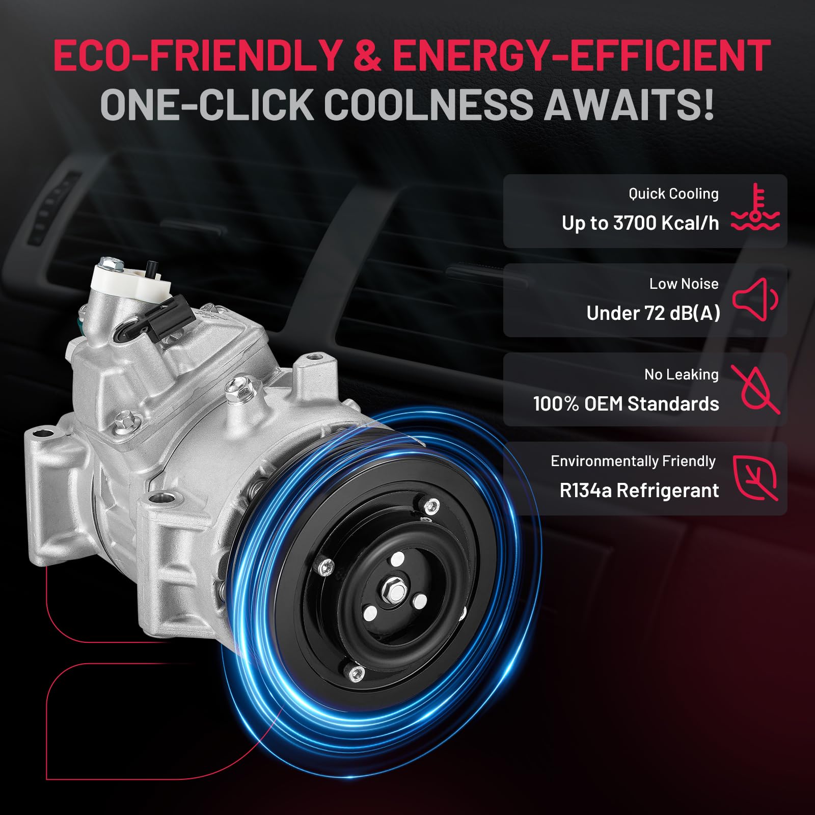 mjajです Amazon.com: BDFHYK 158367 Air Conditioning A/C Compressor
